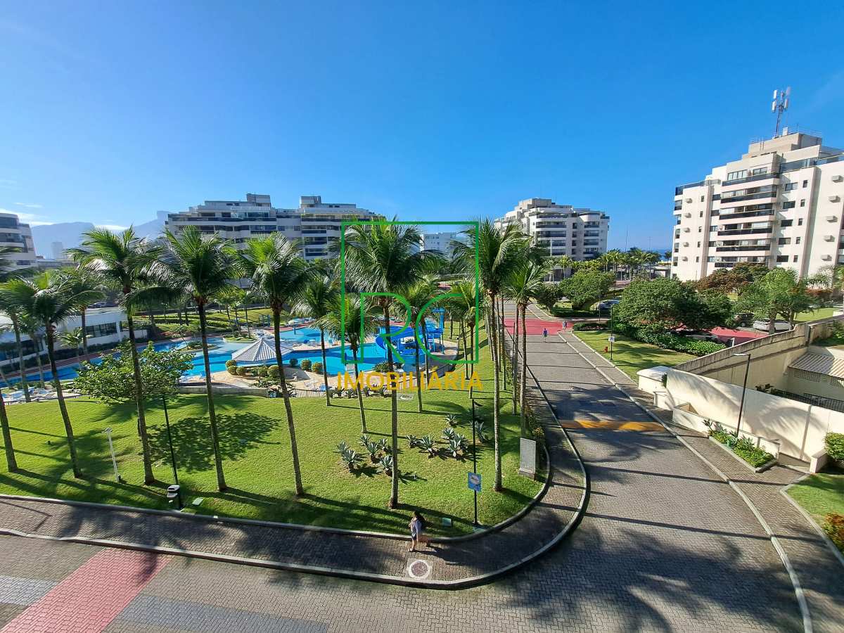 Apartamento de luxo, no Condomínio Waterways Residencial,  em Rio de Janeiro, Barra da Tijuca, com 3 quartos, 128m² - RC Imobiliáriarj