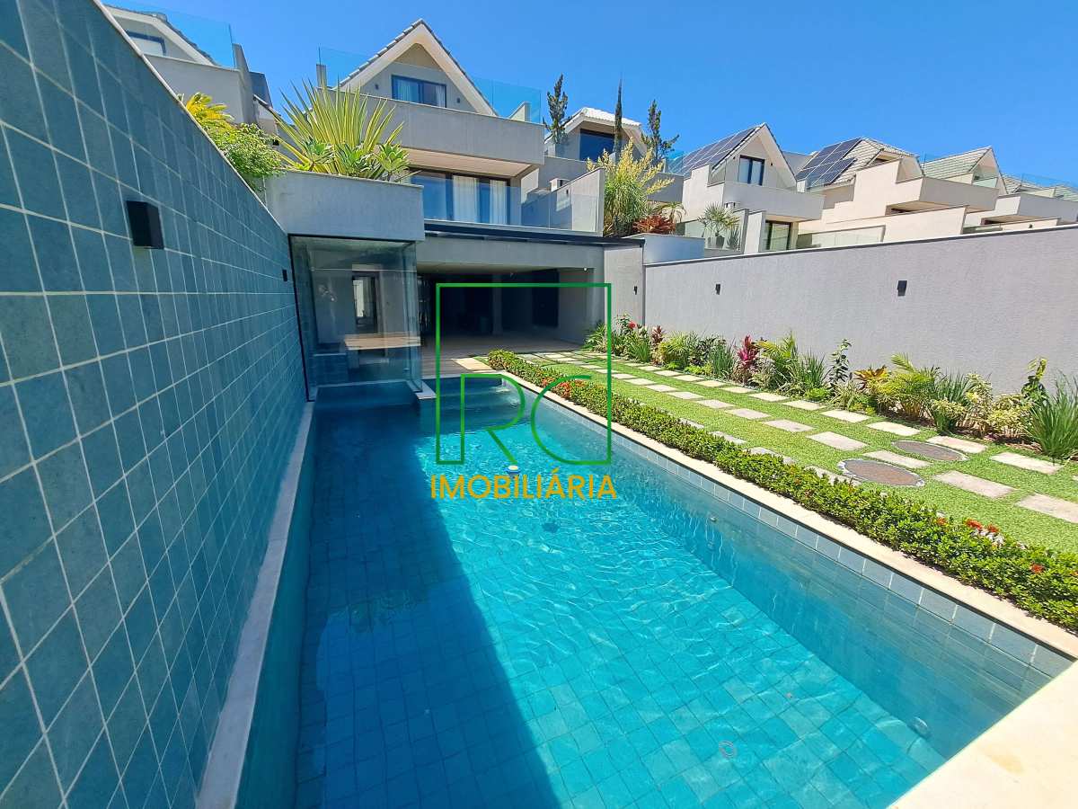 Casa de condomínio para alugar, no Condomínio Rio Mar,  em Rio de Janeiro, Barra da Tijuca, com 5 quartos, 470m² - RC Imobiliáriarj